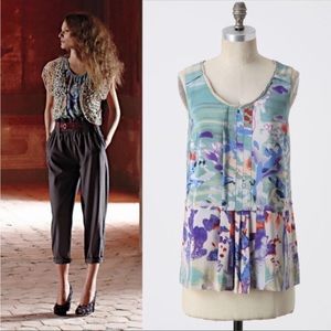 Moulinette Soeurs Watercolor Silk Top